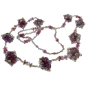 Moorish Beaded Blooms Necklace
