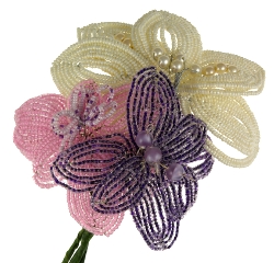 French Beaded Flowers