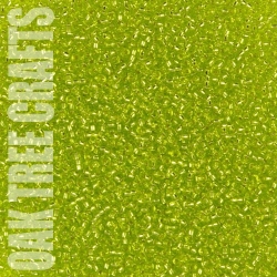 SB15 - Miyuki - Silver-Lined - Lime Green (14) - 3gm