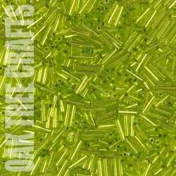 BU06 - Miyuki - Silver-Lined - Chartreuse Green (14) - 6.5gm
