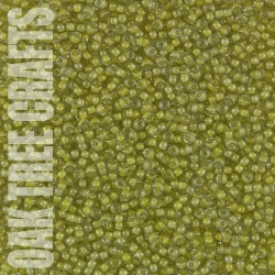 SB11 - Miyuki - Lined Lustre - Light Olive Green (378) - 8gm