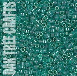 DE11 - Miyuki - Ceylon-Lined - Aqua (DB0238) - 3gm