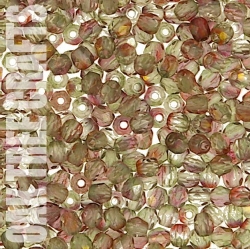 FA03 - Czech - Two-Tone Lustre - Pink/Green (F065) x 95