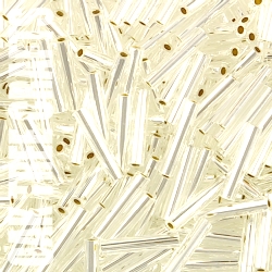 BU12 - Miyuki - Silver-Lined - Silver (1) - 10gm