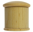 90141 - Wooden Box - Round - With Lid - Unfinished x 1
