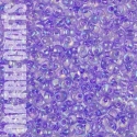 91243 - MA04 - Miyuki - Lilac-Lined AB - Crystal (2145) - 8gm