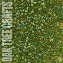 91265 - TR08 - Miyuki - Lined Lustre - Light Green (1168) - 8.5gm