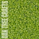 91787 - DE11 - Miyuki - Opaque Rainbow - Lime Green (DB0169) - 3gm