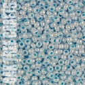 92494 - SB08 - Miyuki - Aqua-Lined - Pearl White (430) - 8gm