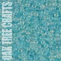 92495 - SB08 - Miyuki - Glacier Blue-Lined AB - Crystal (269) - 8gm