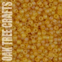 92498 - SB08 - Miyuki - Trans Matte AB - Light Gold (132FR) - 8gm