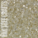 92500 - TR08 - Miyuki - Silver-Lined - Crystal (1101) - 8.5gm