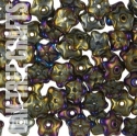 Flower Cap - Small - Iridescent - Brown x 24 approx