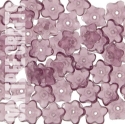 Flower Cap - Small - Plain - Amethyst x 24 approx