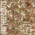 97406 - FA03 - Czech - Two-Tone Lustre - Pink/Green (F065) x 95